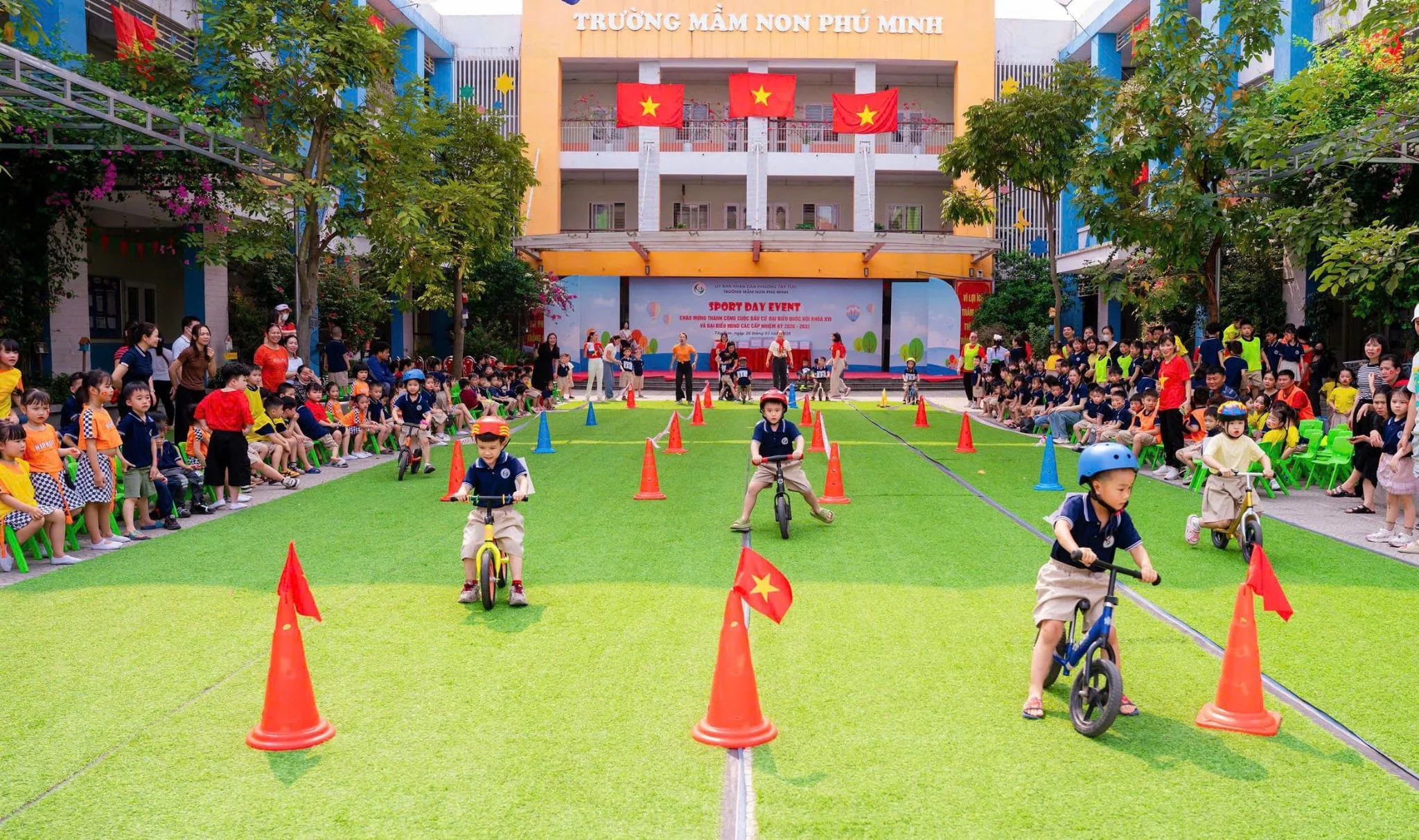 Ngày hội Thể dục Thể thao - Dấu ấn giáo dục toàn diện của Trường Mầm non Phú Minh