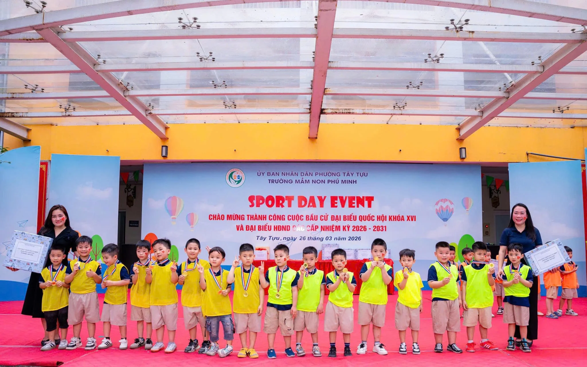 Ngày hội Thể dục Thể thao - Dấu ấn giáo dục toàn diện của Trường Mầm non Phú Minh