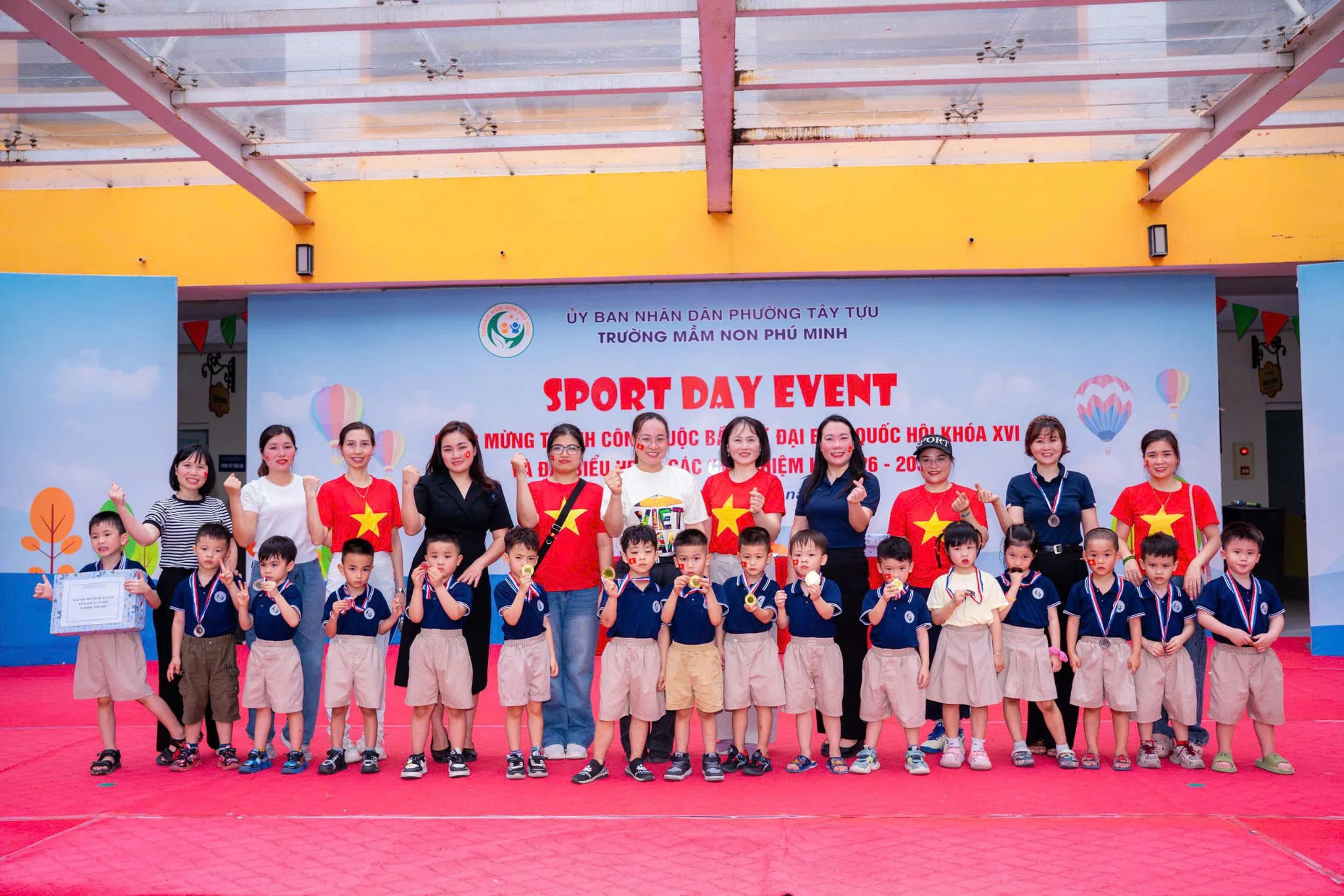 Ngày hội Thể dục Thể thao - Dấu ấn giáo dục toàn diện của Trường Mầm non Phú Minh