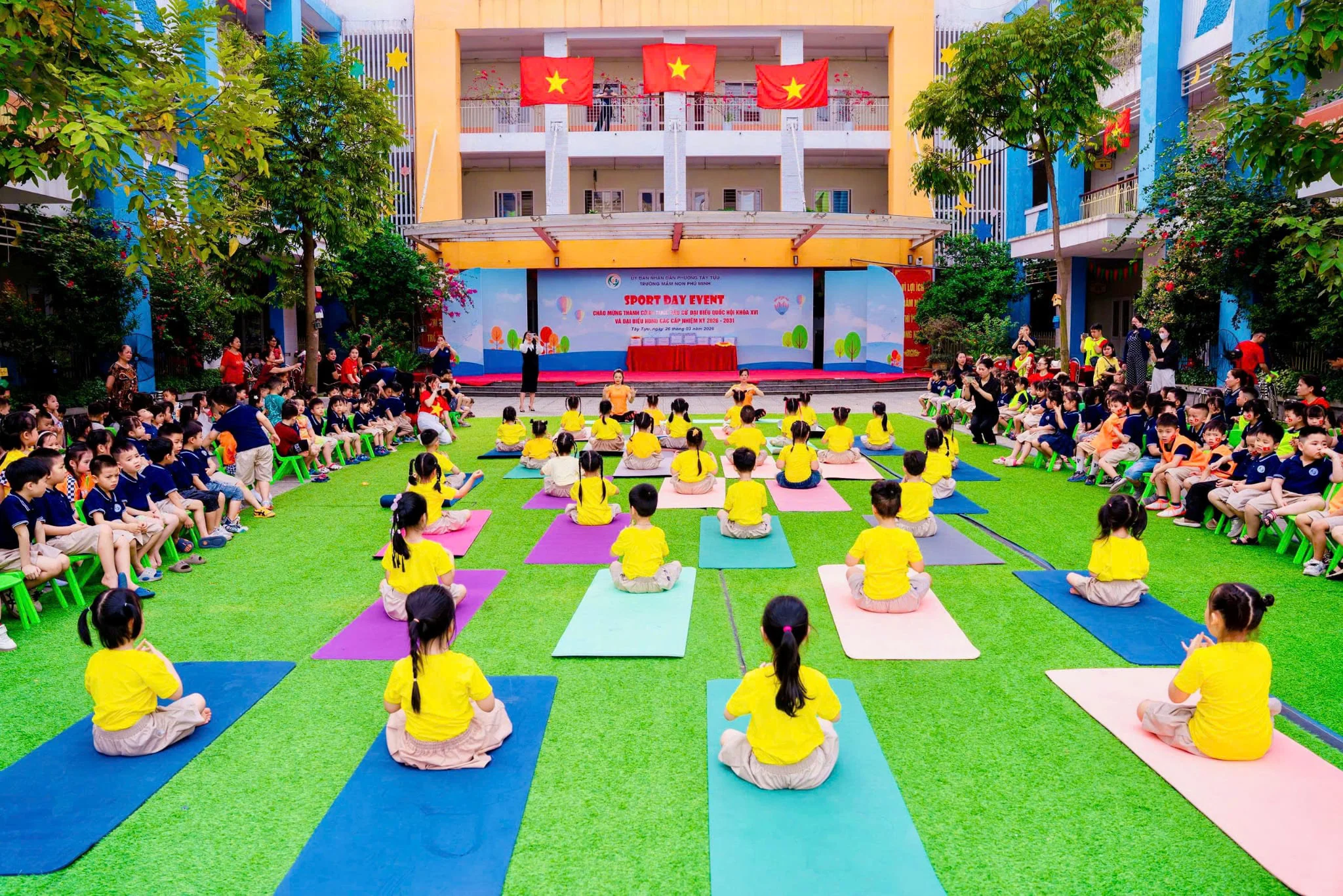 Ngày hội Thể dục Thể thao - Dấu ấn giáo dục toàn diện của Trường Mầm non Phú Minh