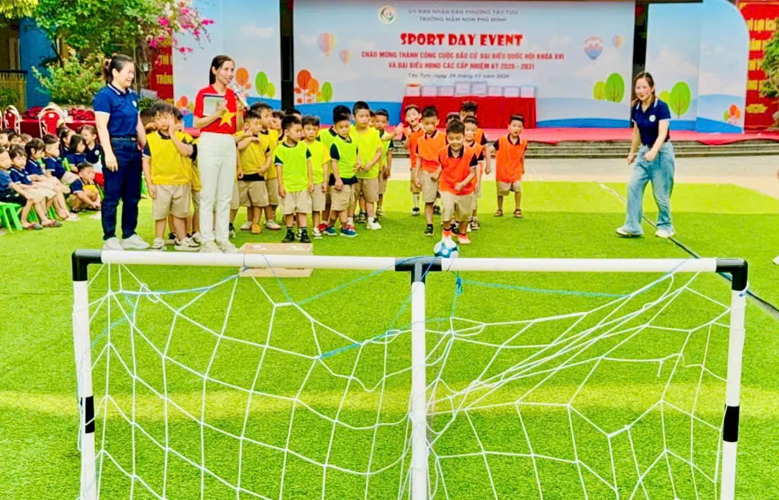 Ngày hội Thể dục Thể thao - Dấu ấn giáo dục toàn diện của Trường Mầm non Phú Minh