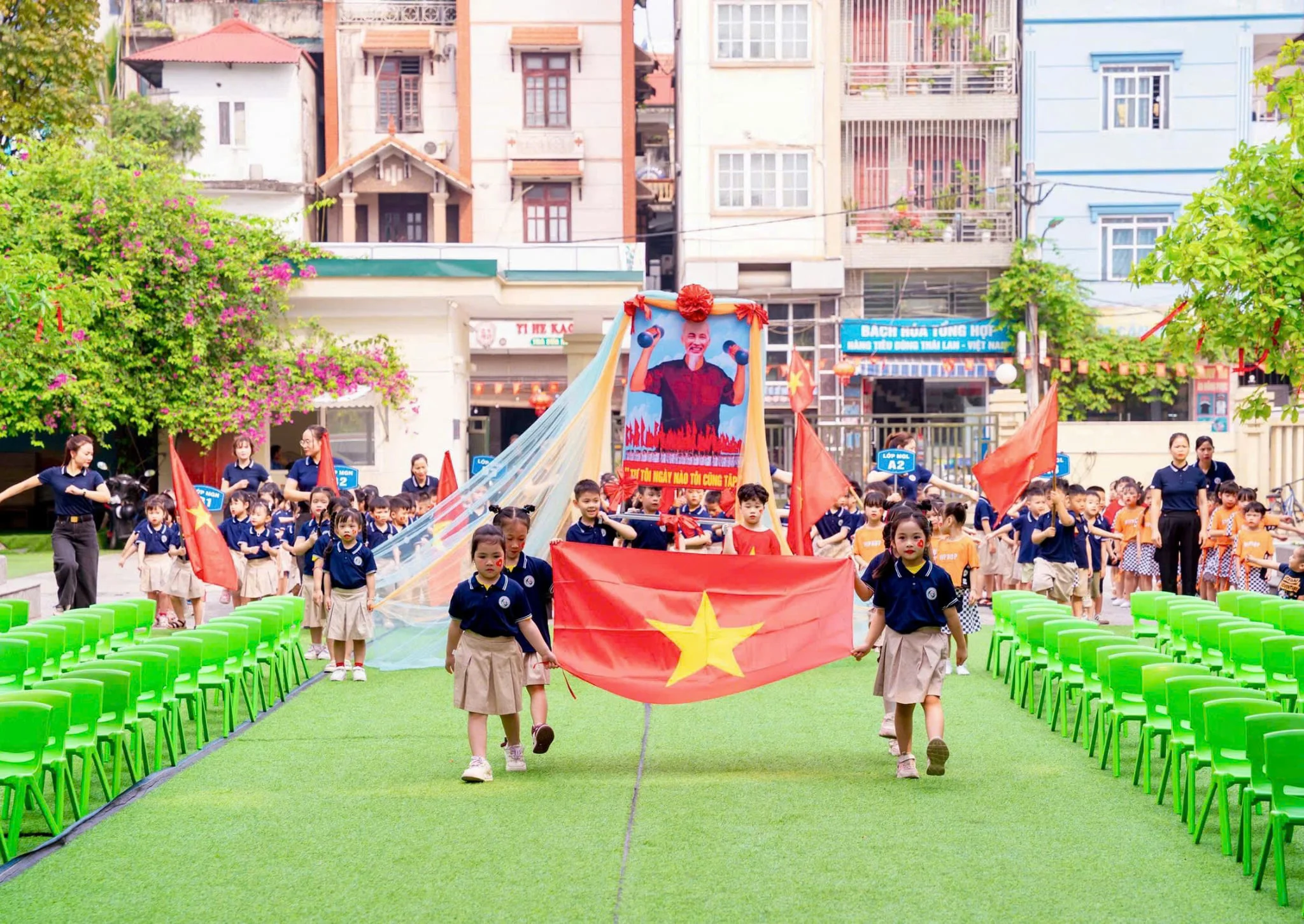 Ngày hội Thể dục Thể thao - Dấu ấn giáo dục toàn diện của Trường Mầm non Phú Minh