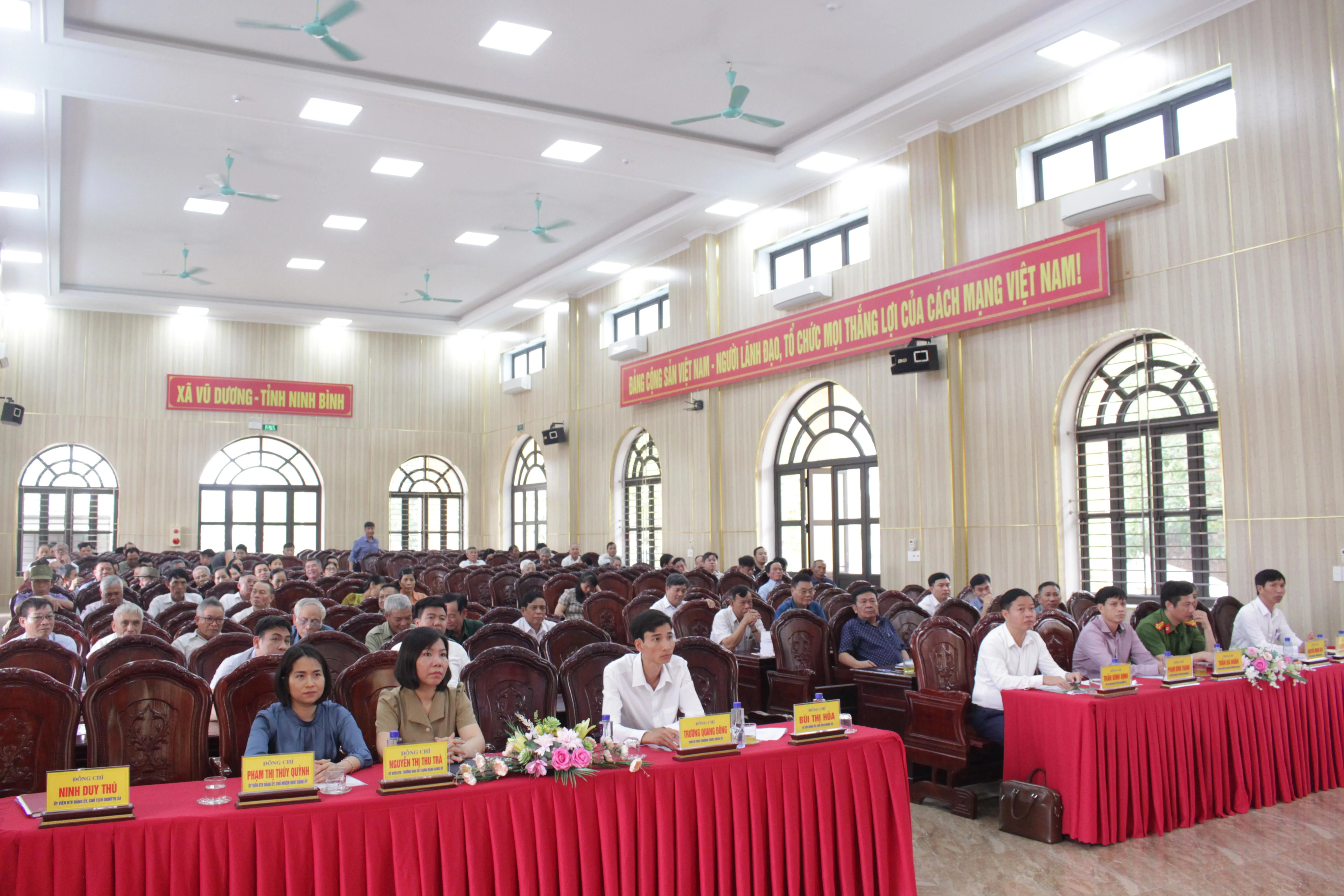 Xã Vũ Dương (Ninh Bình) tổ chức Hội nghị tổng kết công tác bầu cử nhiệm kỳ 2026 – 2031