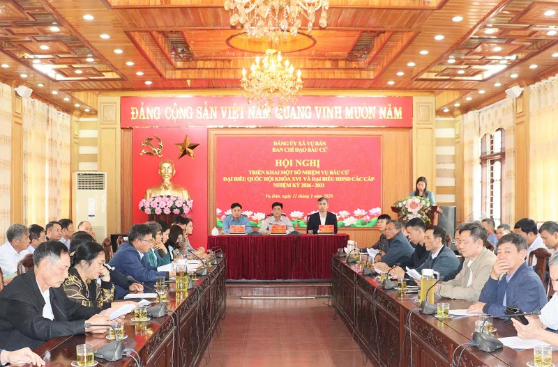 Ban chỉ đạo bầu cử xã Vụ Bản triển khai nhiệm vụ trọng tâm công tác bầu cử