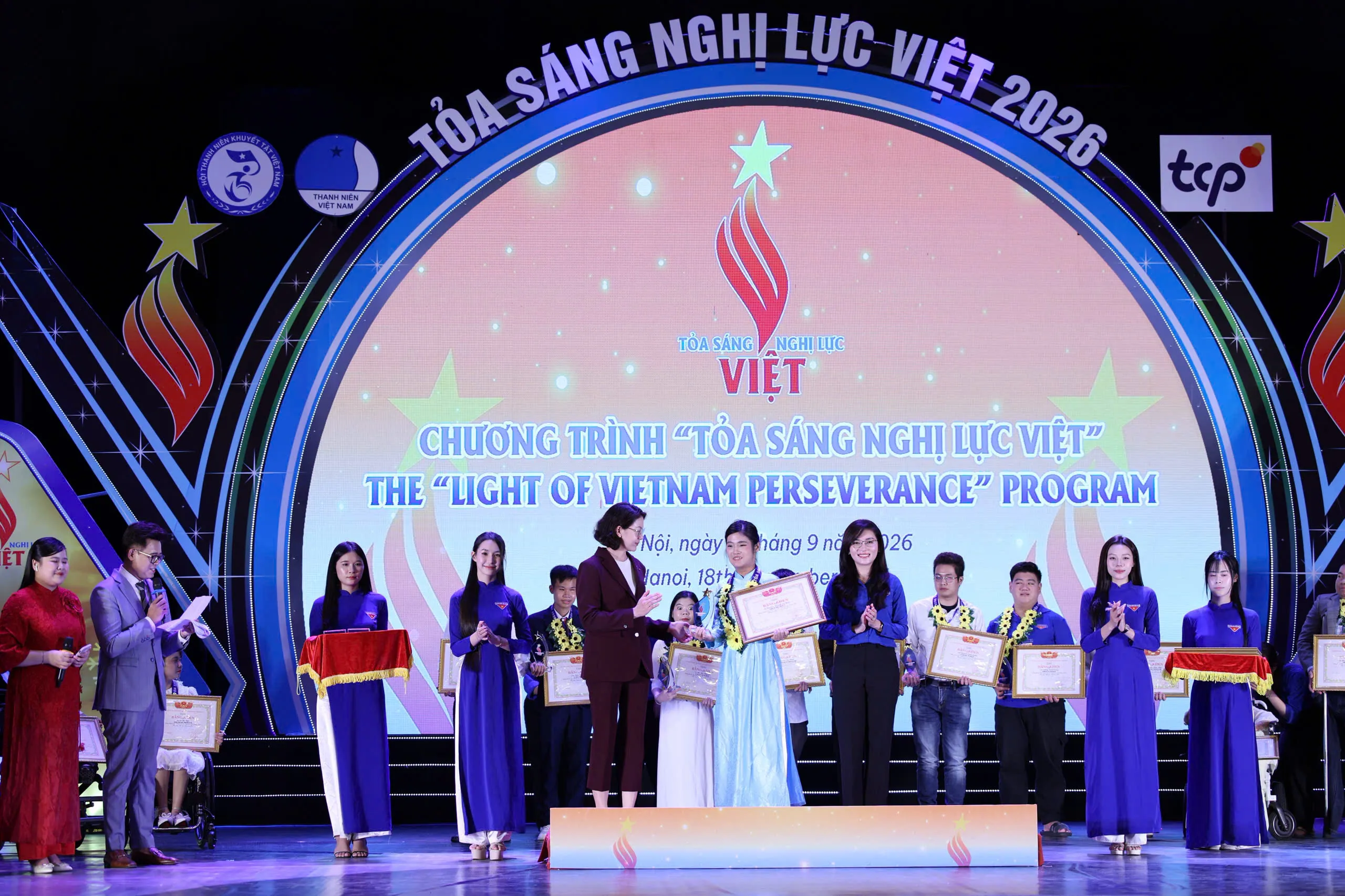 Vinh danh 26 gương thanh niên khuyết tật tiêu biểu “Tỏa sáng Nghị lực Việt” năm 2026