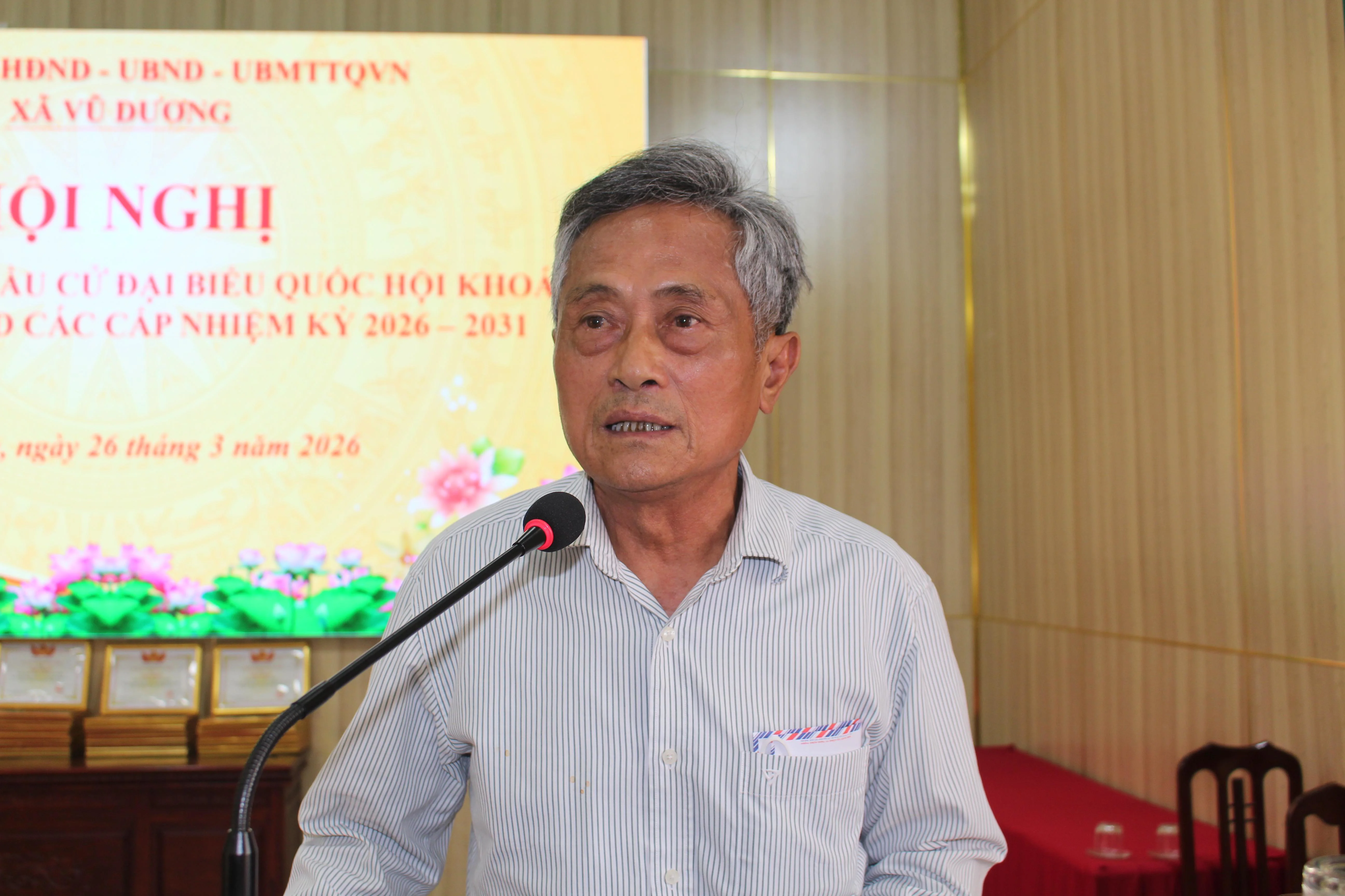 Xã Vũ Dương (Ninh Bình) tổ chức Hội nghị tổng kết công tác bầu cử nhiệm kỳ 2026 – 2031