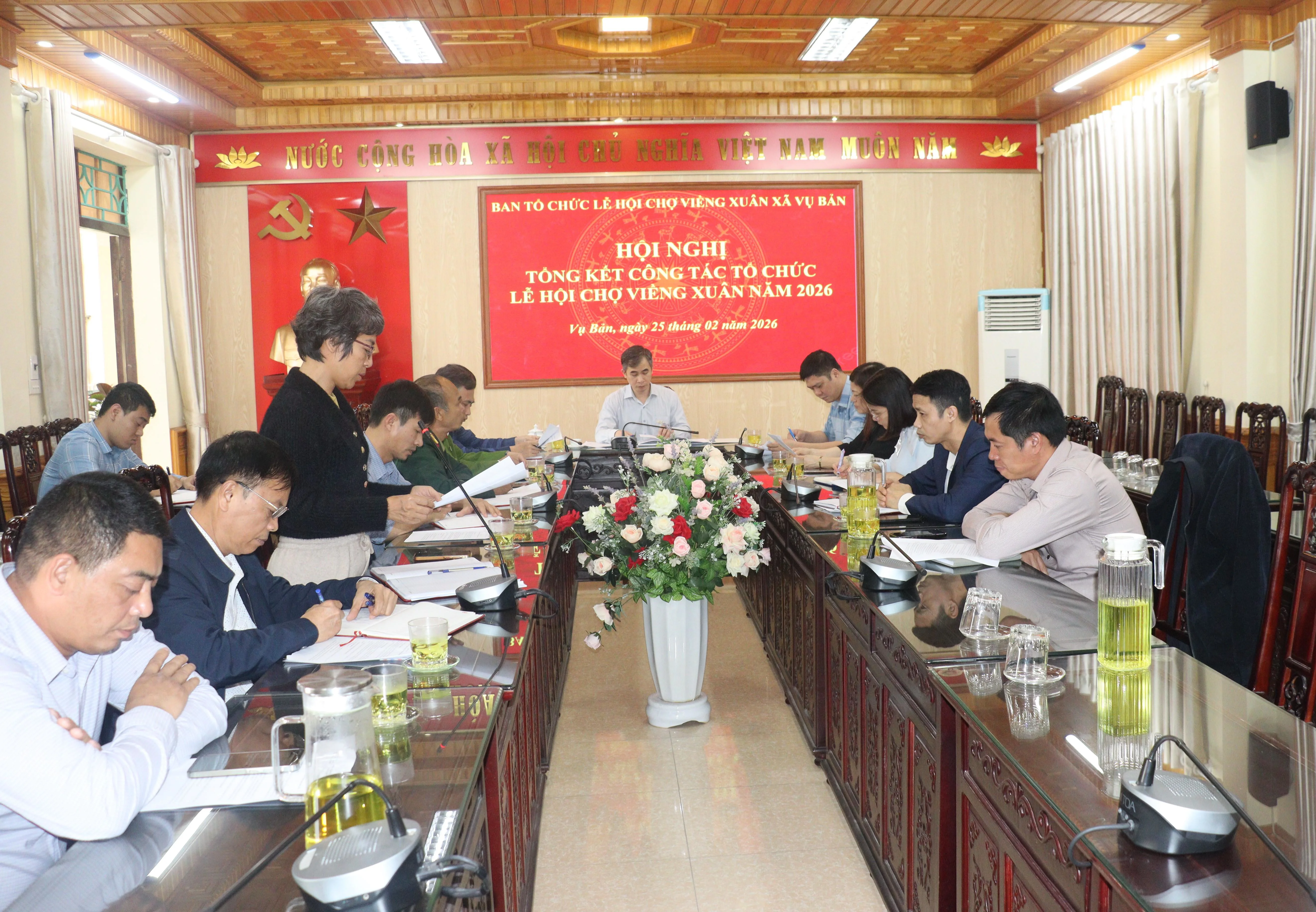 Xã Vụ Bản tổ chức thành công Lễ hội chợ Viềng xuân Phủ Dầy