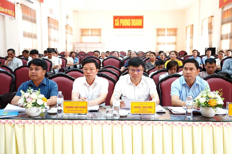 Hội nghị sơ kết công tác quý I, triển khai nhiệm vụ trọng tâm quý II năm 2026 tại xã Phong Doanh