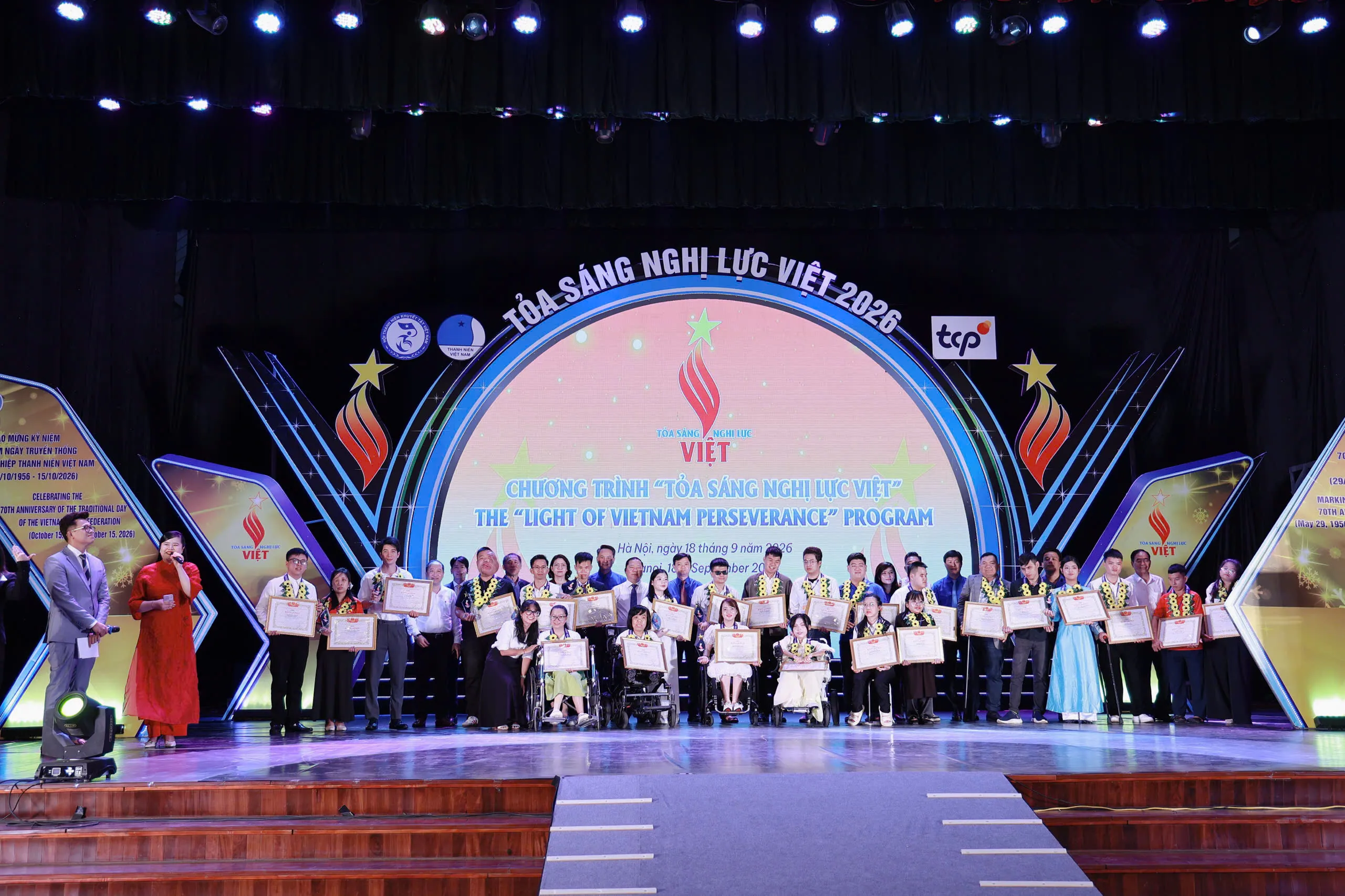Vinh danh 26 gương thanh niên khuyết tật tiêu biểu “Tỏa sáng Nghị lực Việt” năm 2026