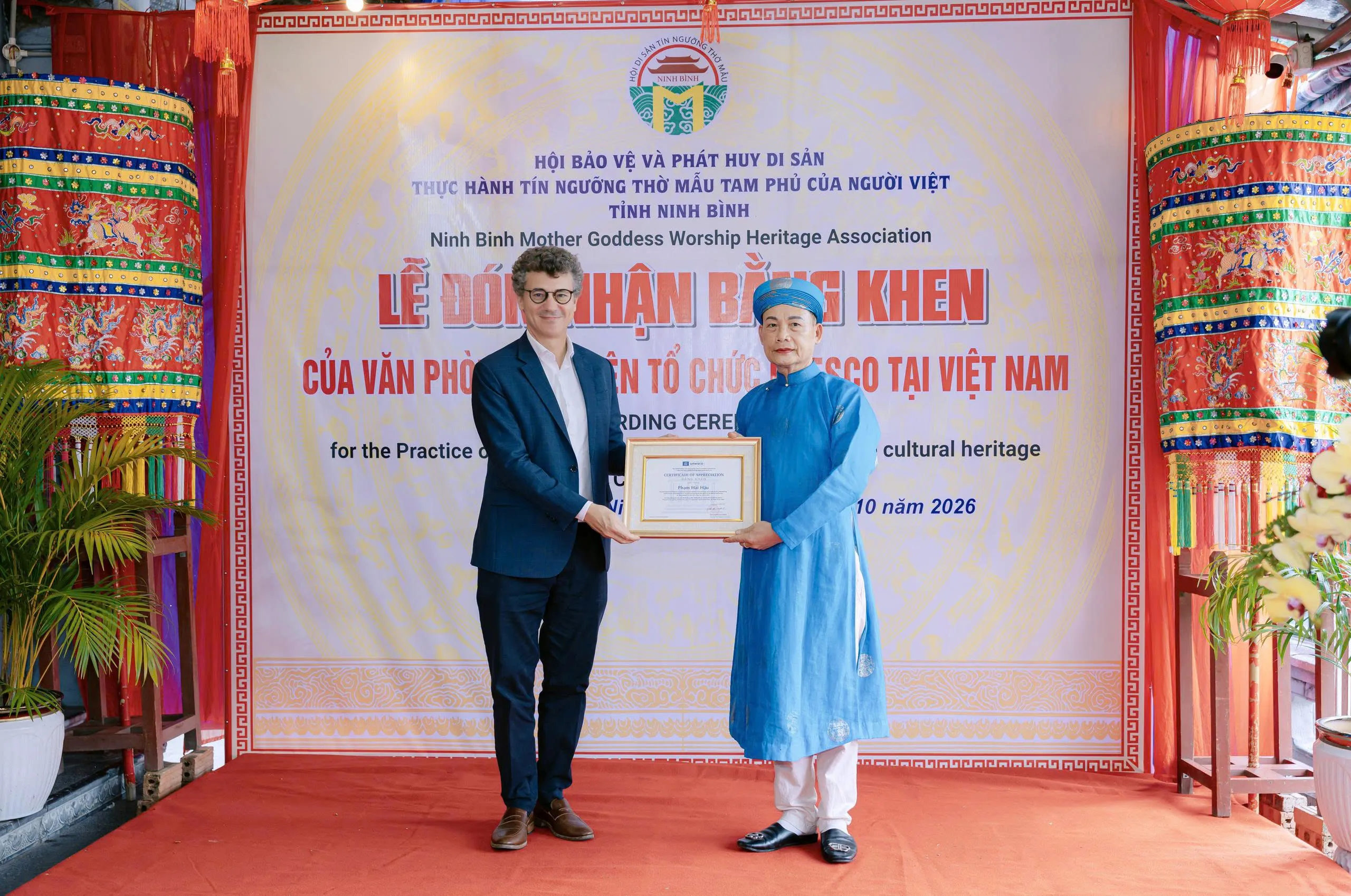 41 nghệ nhân gìn giữ di sản văn hóa tín ngưỡng thờ Mẫu Tam phủ của người Việt được UNESCO vinh danh