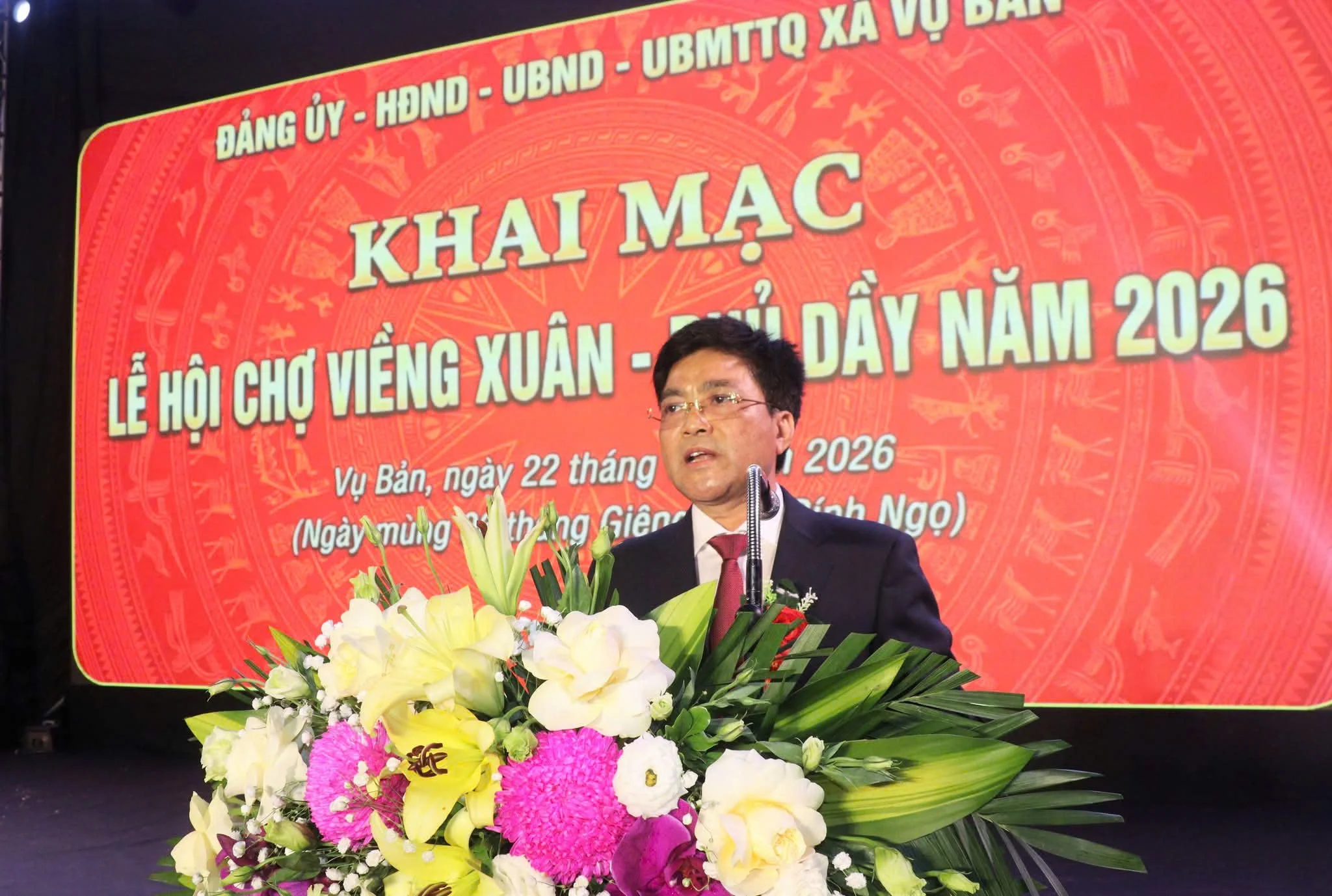 Lễ khai mạc Lễ hội Chợ Viềng xuân - Phủ Dầy năm Bính Ngọ 2026 