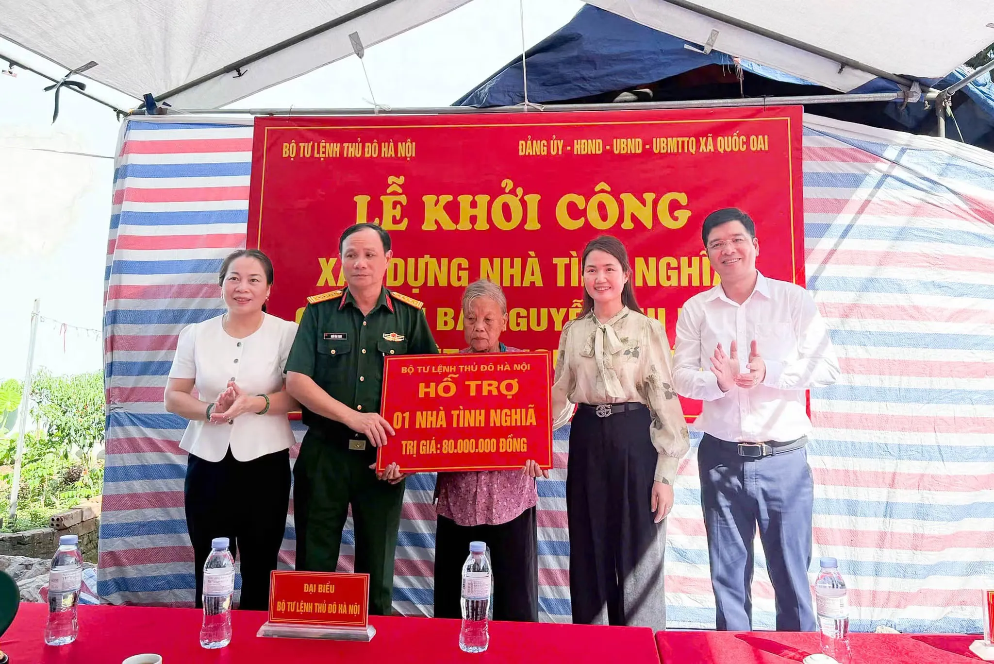     Chung tay xây dựng mái ấm nghĩa tình cho gia đình liệt sĩ ở Quốc Oai