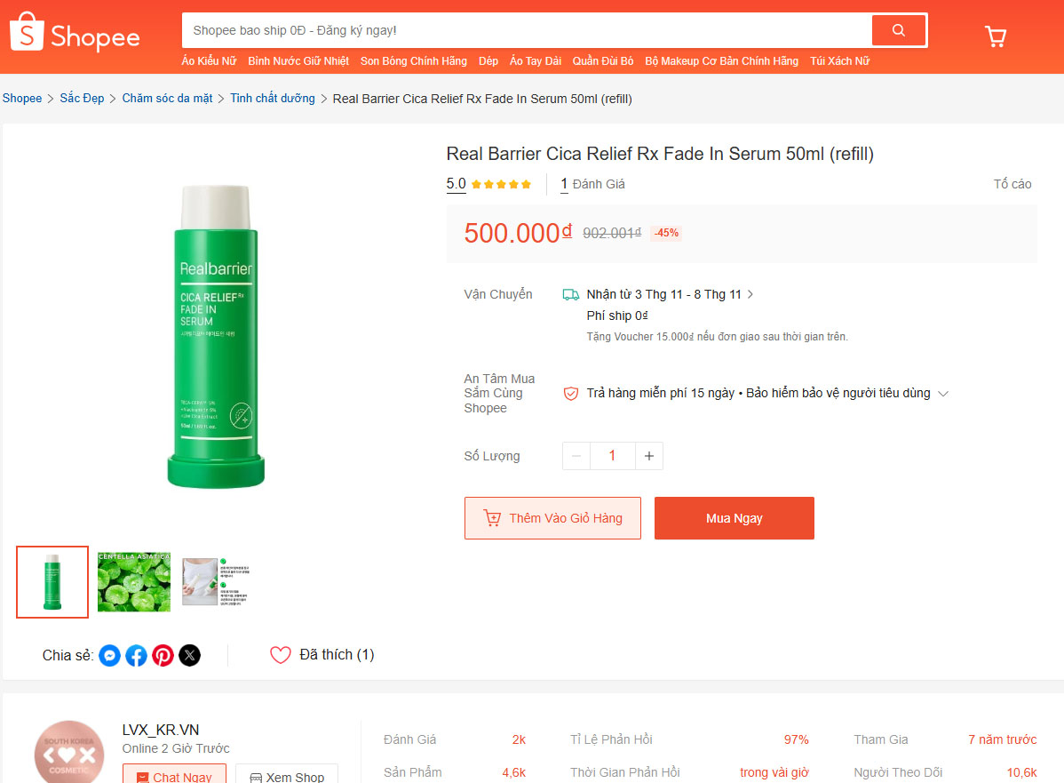C-Store Việt Nam: 3 sản phẩm bị yêu cầu gỡ khỏi môi trường mạng, vẫn còn trên Shopee