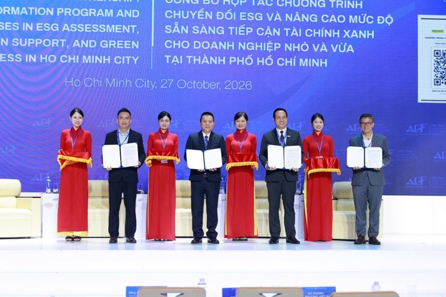 Nam A Bank tăng cường kết nối nguồn lực toàn cầu, thúc đẩy ESG và công nghệ tại AEF 2026