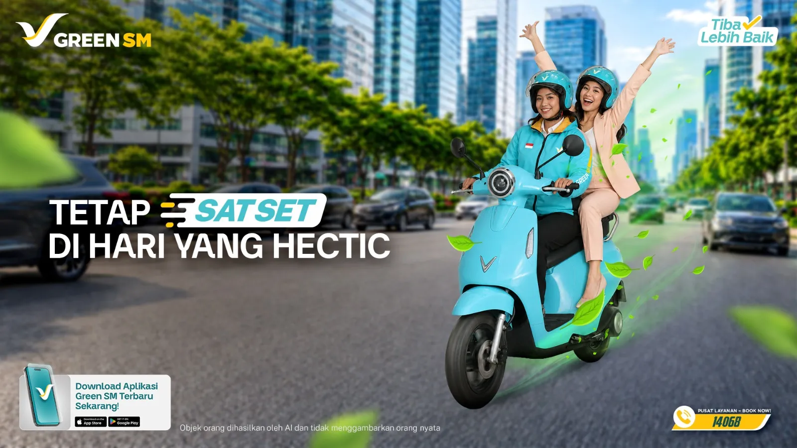 GREEN SM lần đầu tiên ra mắt dịch vụ xe máy điện tại thị trường quốc tế ở INDONESIA