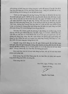 Vân Đồn: Nên xử lý dứt điểm vụ tranh chấp đất đai kéo dài trên 10 năm giữa ông Nguyễn Văn Cảnh và ông Trương Tiến Quý