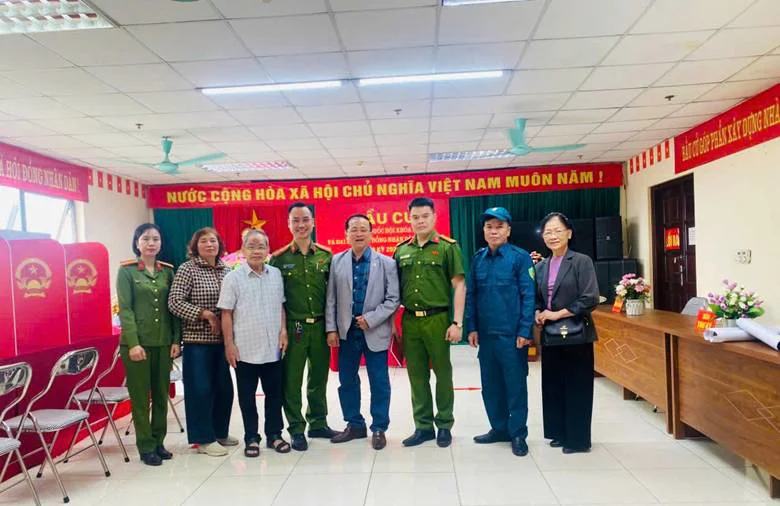 Công an phường Kiến Hưng: Quyết tâm bảo đảm tuyệt đối an ninh, an toàn ngày hội non sông