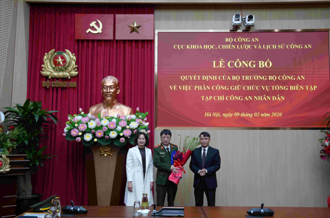 Thiếu tướng Phạm Khải được phân công Kiêm nhiệm chức vụ Tổng biên tập Tạp chí CAND