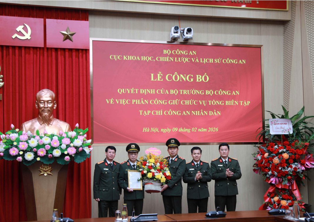 Thiếu tướng Phạm Khải được phân công Kiêm nhiệm chức vụ Tổng biên tập Tạp chí CAND