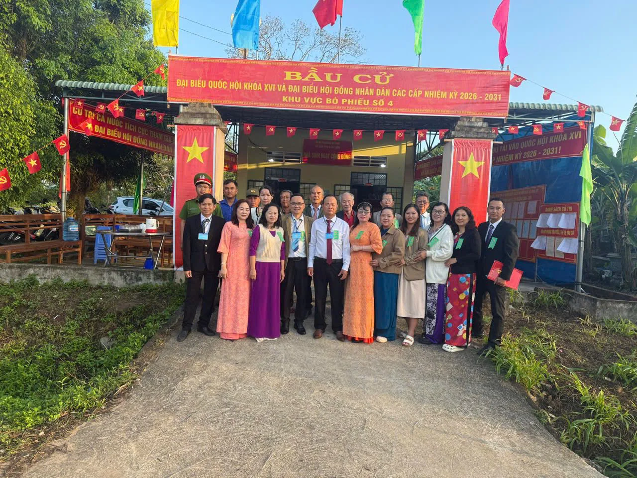 Cử tri Công an phường An Khê (Gia Lai) nêu cao tinh thần trách nhiệm trong Ngày hội non sông