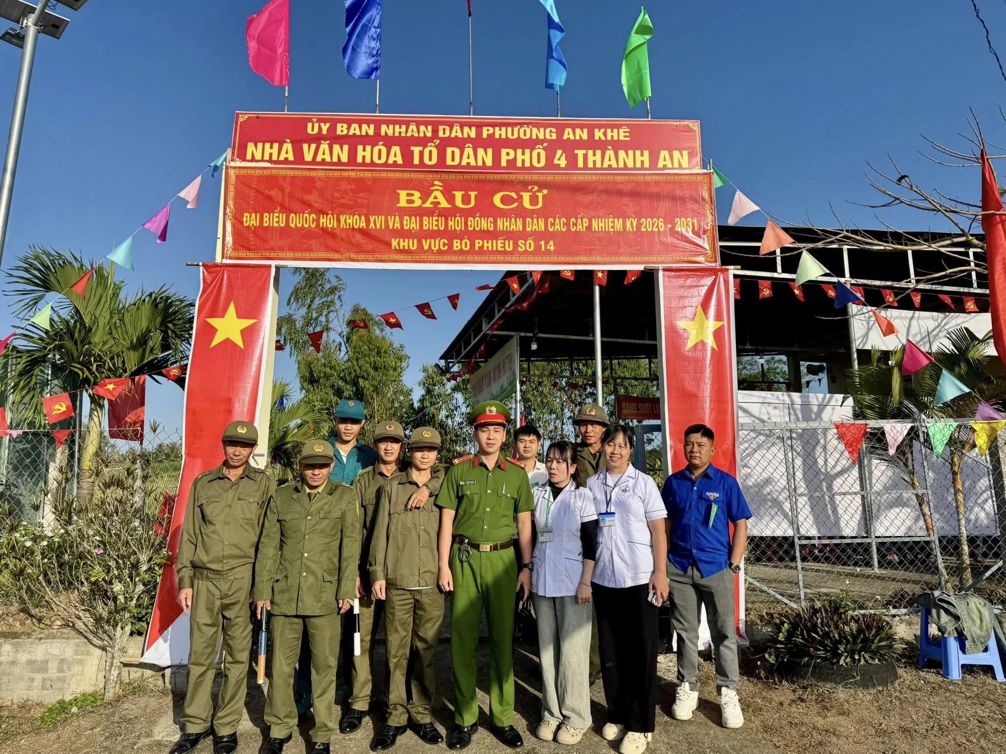 Cử tri Công an phường An Khê (Gia Lai) nêu cao tinh thần trách nhiệm trong Ngày hội non sông