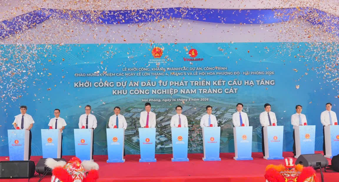 TP.Hải Phòng khởi công, khánh thành 14 công trình, dự án chào mừng các ngày lễ lớn