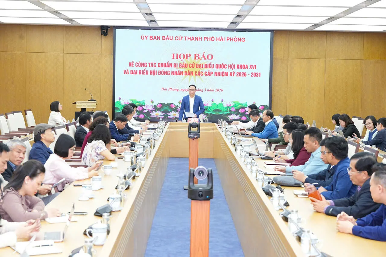 TP.Hải Phòng họp báo, thông tin về công tác chuẩn bị bầu cử