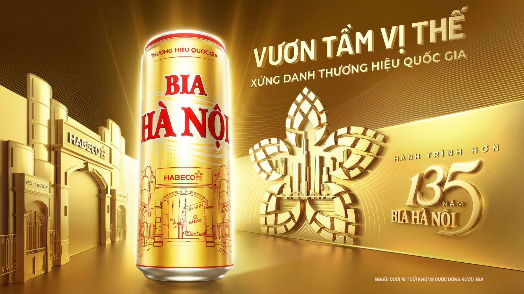 Bia Hà Nội ra mắt sản phẩm lon Sleek 330ml