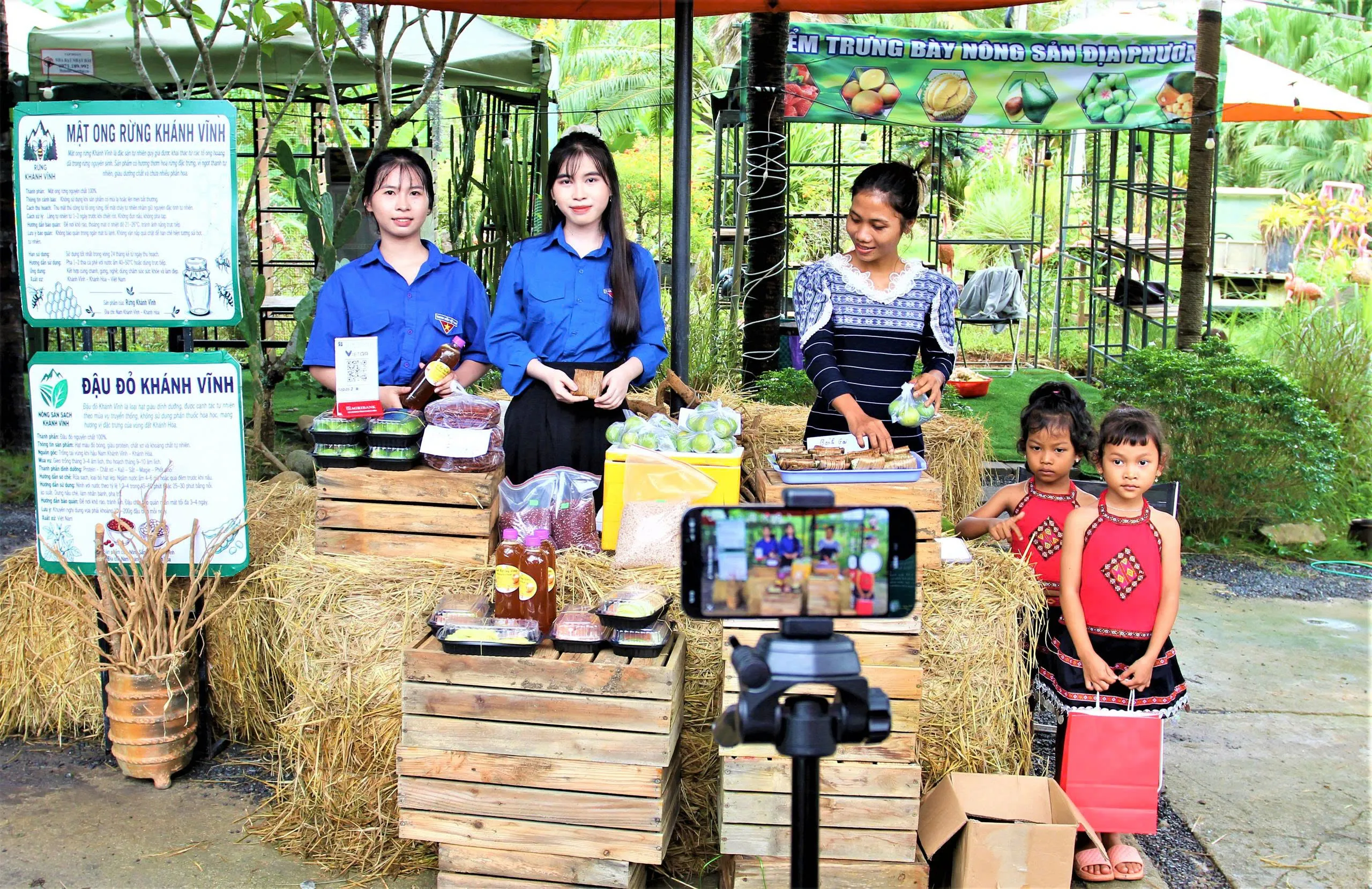 Khánh Vĩnh khai trương mô hình không gian nông sản sạch