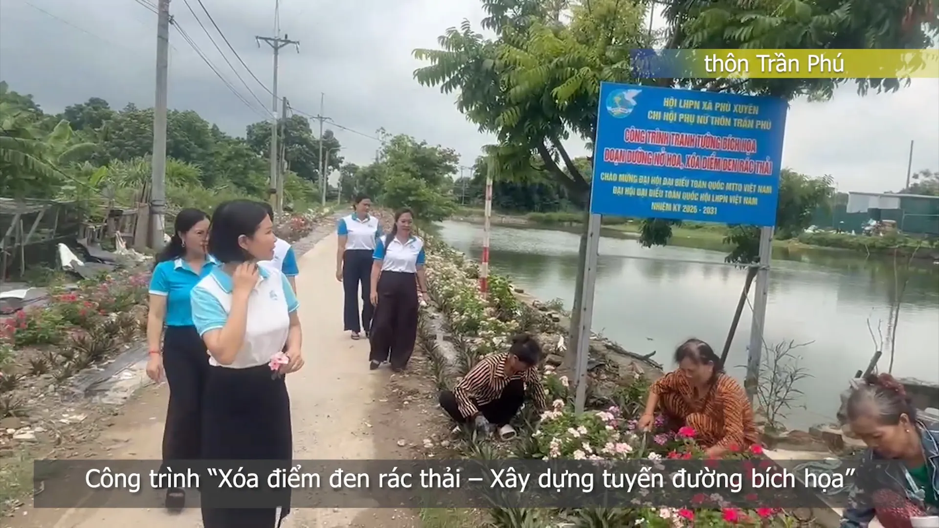 Phú Xuyên hành động hôm nay - Kiến tạo môi trường xanh