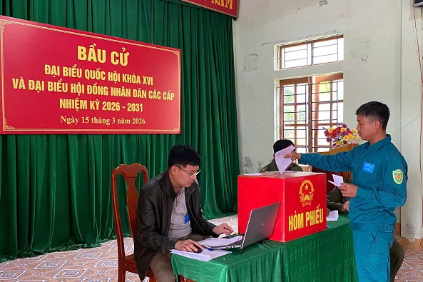 Nghệ An: Gần 100% cử tri tham gia bầu cử